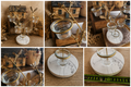 Large Gold Dragonfly 5 Tealight Candle Holder – Marble Effect Base