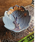 Vintage Carlton Ware Footed Bowl – Raised Tree Design – Made in England