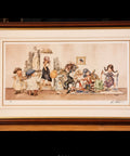 Vintage Ed Sturgeon “Art School” Signed Limited Edition Print 244/850 Framed